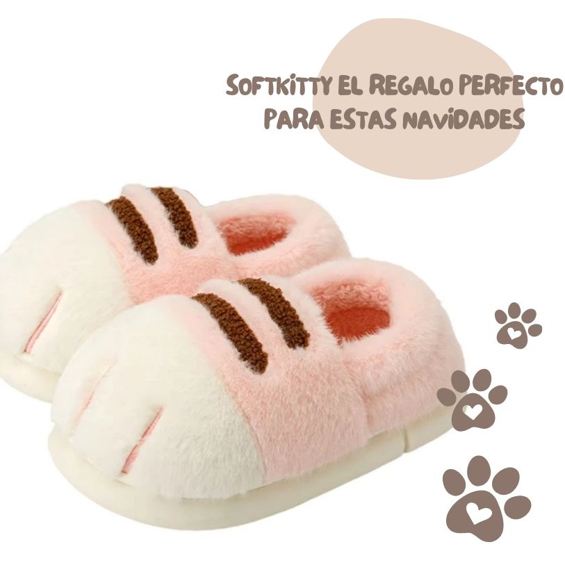 Soft Kitty™ – Pantuflas de Garras Ultra Suaves y Antideslizantes